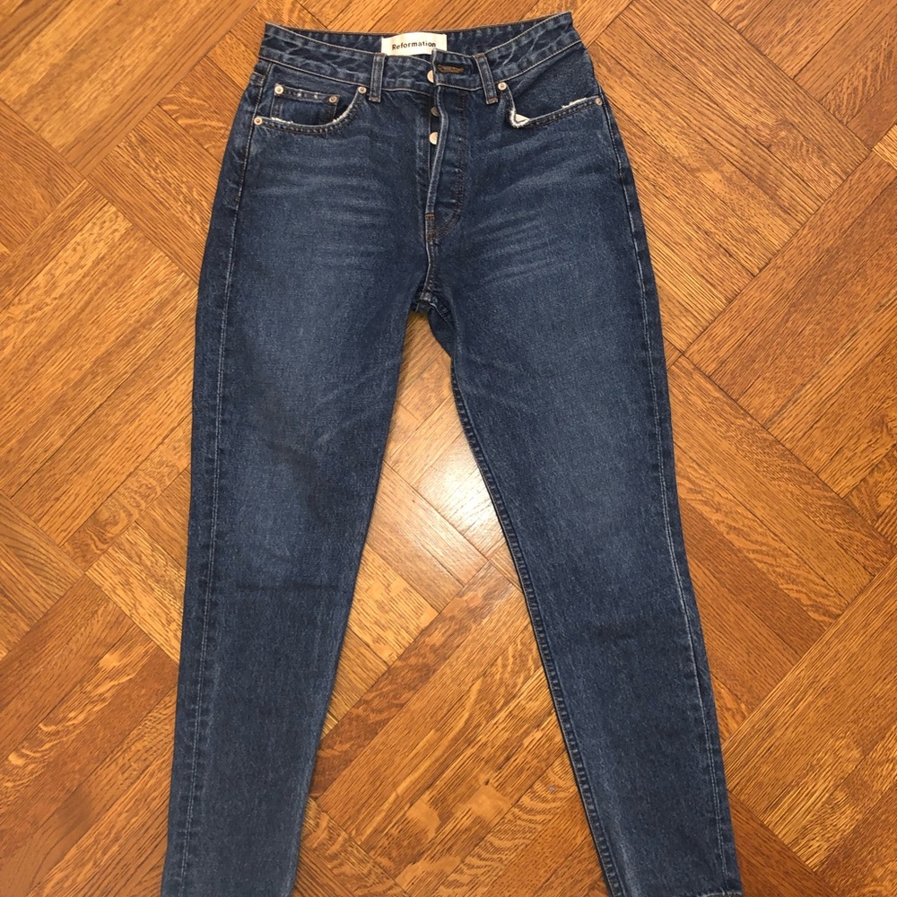 Reformation indigo jean 27